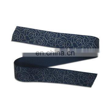 custom printed logo /brand name grosgrain ribbon