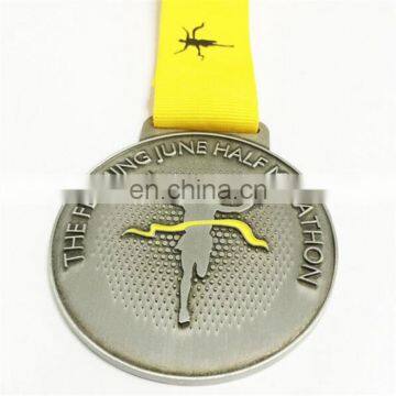 custom stamping design your own logo running championship metal medal