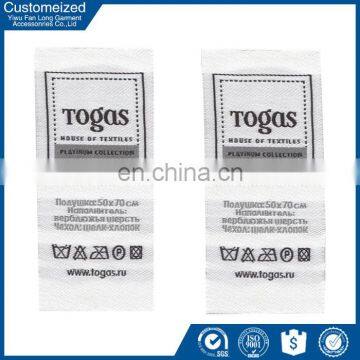 Custom Fashion Printing Silk Clothing Labels For Wholesale