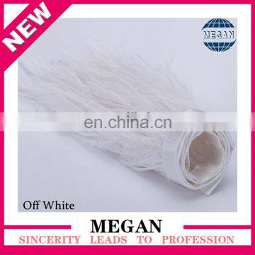 Cheap Good quality white ostrich feather trim