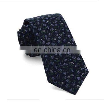 Floral Jacquard of Hand Made Mens Silk Tie photo-4