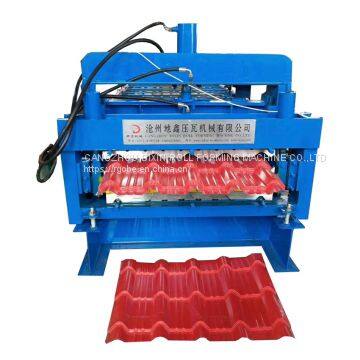 Africa hot design metal roofing double layer glazed tile forming machine