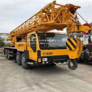 USED  XCMG  50TON  CHINA  MADE  HYDRAULIC  CRANE