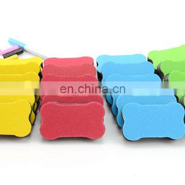 Smile Round EVA Felt Magnetic Mini Whiteboard Eraser photo-2