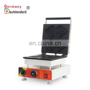 Commercial portable heart shape waffle stick maker machine with CE