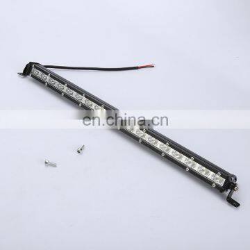 Universal Offraod Auto UTV ATV Truck IP67 Waterproof Single Row Car Led Bar Light 54w Led Work Light Bar photo-2