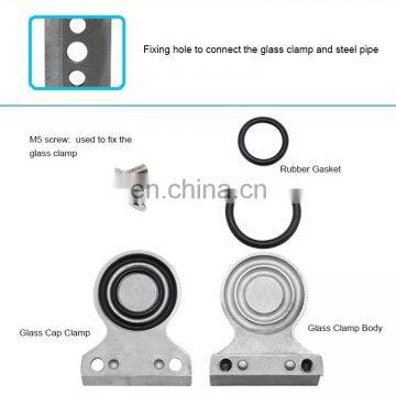 Stainless Steel Inox Handrail Railing Glass Clamps Fitting photo-6