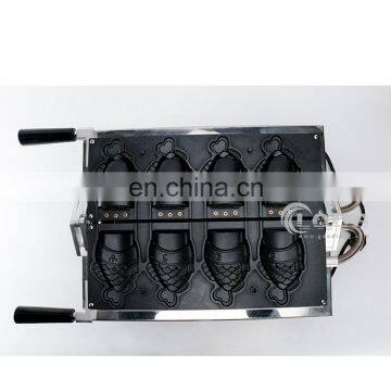 Professional Replaceable Taiyaki Pan Waffle Maker Fish Shape Taiyaki Machine For Restaurant photo-5