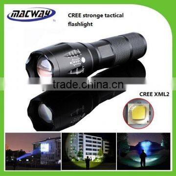 Aluminum Strong bright T6 led tactical flashlight,800 luemn flashlights rechargeable