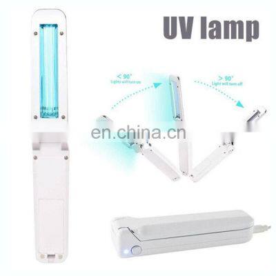 2020 Anti-virus Foldable Mini Size Rechargeable Lamp Sterilizer Light Led Uvc Lamp uv Germicidal Lamp photo-4