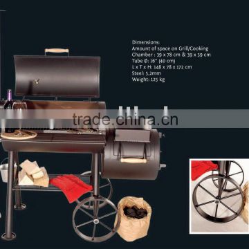 Charcoal BBQ smoker