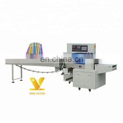 Automatic drinking juice straw packing machine