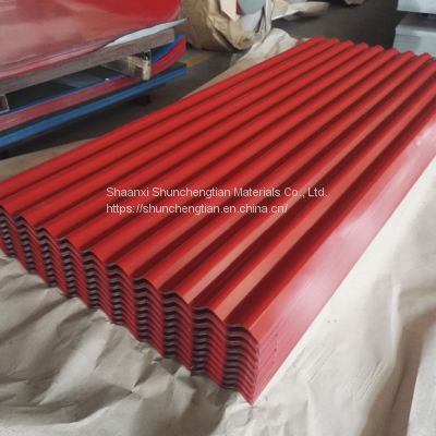 PPGI Zinc Coated Colorful Roofing Steel Corrugated Sheet Metal Roofing