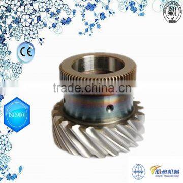 CNC Hobbing Machining Spur Industrial Gears With Keyway