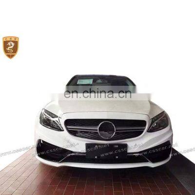 Full set carlson style body kit for bens C class w205 2015 in pu