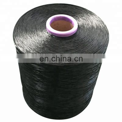 High Tenacity 1200D Pp Yarn Twisted Black For Sewing Bag