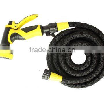 25' 50' 75' 100' Expanding Hose Strongest Expandable Garden Hose Solid Brass Ends Double Latex Core Extra Strength Fabric 2016