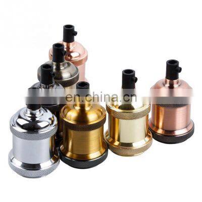 Tonghua Vintage Lighting Accessories Parts Hardware One Ring Die Casting Aluminum Pendant Lamp Holder e27