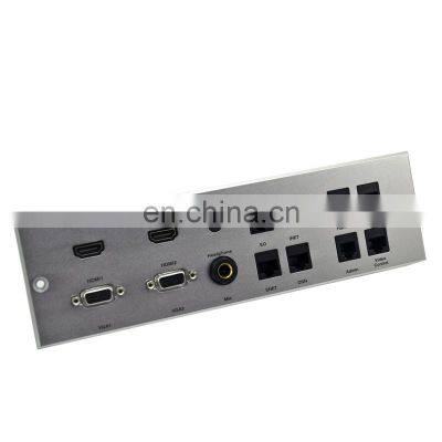 Brush Sandblasting Usb Charger Power connector Wall Plate with RCA