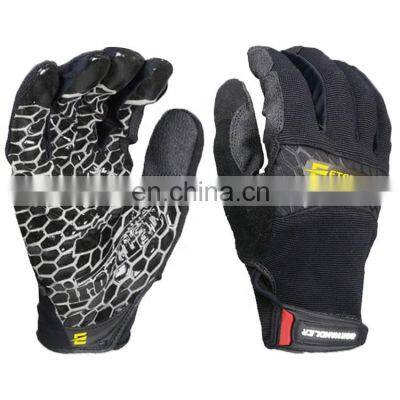 Mechanic anti vibration shockproof safety hand work gloves