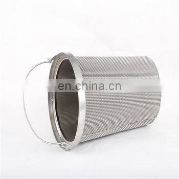 304 316 stainless steel mesh filter barrel, filter screen