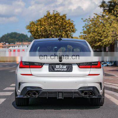 For BMW G20 2020-up NEW 3 Series Carbon Fiber Exterior Rear Spoiler Tail Trunk Boot Wing Decoration photo-4