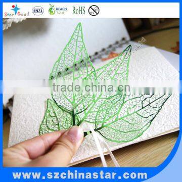 Assorted Color Shaped Leaf Bookmark From ShenZhen Factory photo-4