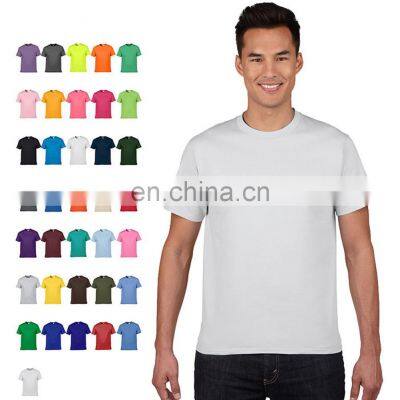 Wholesale Mens Blank Camisas, 100% Cotton Tshirt Printing High Quality Plain Custom Logo Printed Black t Shirts/ photo-5