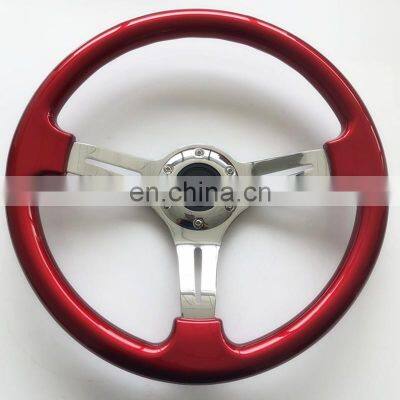 Racing Car Drift Steering Wheel Black, JDM Racing Steering Wheel photo-5