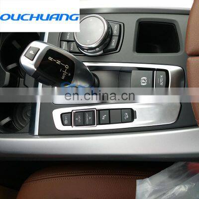 Car Interior Accessory Gear Shift Knob Cover Sticker Trim For BMW X5 F15 X6 F16 2014 2015 2016 Car-Styling photo-2