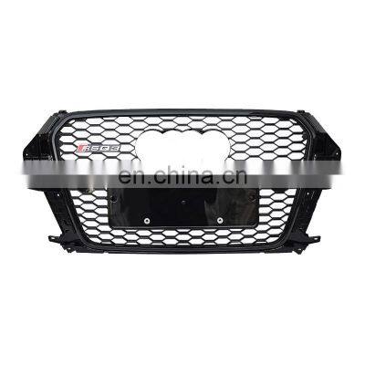 Replacement front bumper grille for Audi Q3 change to RSQ3 SQ3 high quality mesh grill 2013-2015