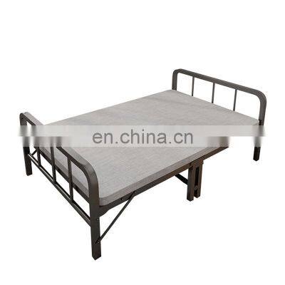 wholesale cheap portable modern bedroom furniture hotel single folding bed metal beds