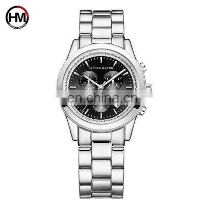 HANNAH MARTIN HM-1039 Quartz Watches Minimalist Metal Stainless Steel With Day and Date Men Customized OEM Mens 2019 Men's Round photo-5