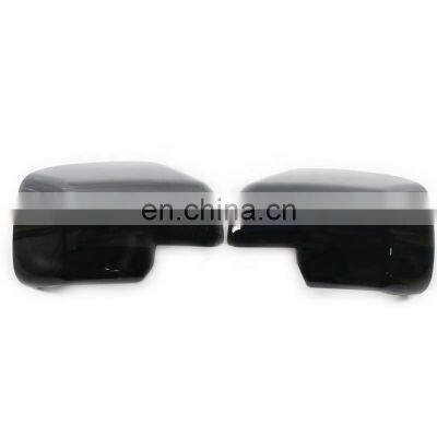 Pair Gloss Black Wing Side Mirror Cover For Land Rover Discovery 3 Freelander