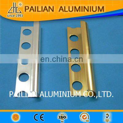 Russian Aluminium Tile Leveling System Aluminium Tile Trim/Round Edge Metal Tile Trim Aluminium Profiles photo-2