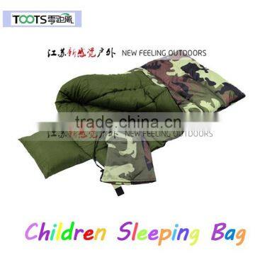 TOOTs Camouflage Children Sleeping Bag with pillow