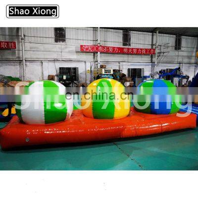 Adult 5K Double Lance Leaps And Bounds Inflatable Big Baller Obstacle Course Game For Sale photo-3