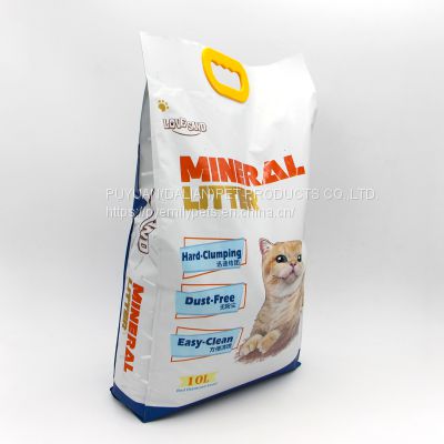 Dust Free Black Sodium Mineral Clumping Cat Litter Super Natural High Quality Cat Litter