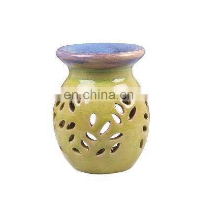 Incense Wax Melt Oil Burner Ceramic Essential Oil Burner Aromatherapy Lamp Antique Aroma Fragrance Tealight Candle Burners