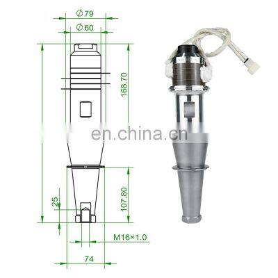 15khz 2600W Ultrasonic Welding Transducer With Booster For Non-woven Welding