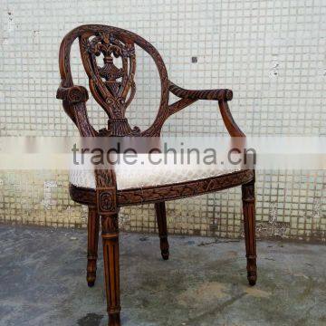 New Antique Wooden Dining Chair Hotel/home Used Relaxed Chairs photo-4