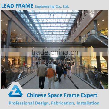 Multifunctional Light Steel Space Frame Channel Atrium Roof photo-3