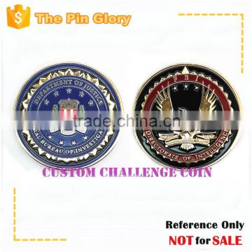 3D coin soft enamel coin cheap custom challenge coins gold challenge coin