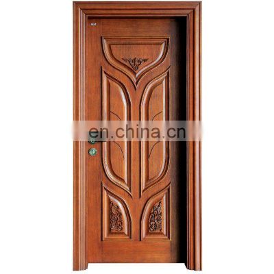 European Style Composite Solid Wooden Security Entrance Interior Doors