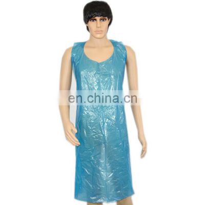 Factory Wholesale Disposable PE Plastic Apron Food Processing Sanitary Aprons 100pcs/Roll