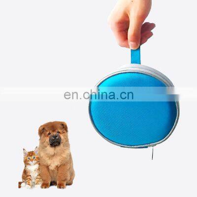 Private Label 2021 Designer Foldable Food Plastic Portable Travel Dog Slow Feeder Bowl photo-5