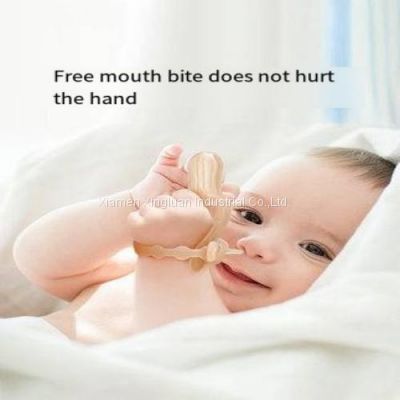 Prevent eating hand artifact baby finger tooth glue ring eating hand silicone molar stick thumb cover