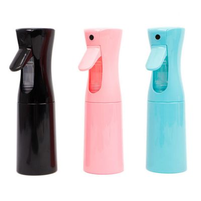 custom 300ml 500ml plastic fine mist water Hair Salon Custom Empty Continuous Spray Bottle