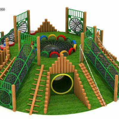 Outdoor children's amusement is non-standard customized