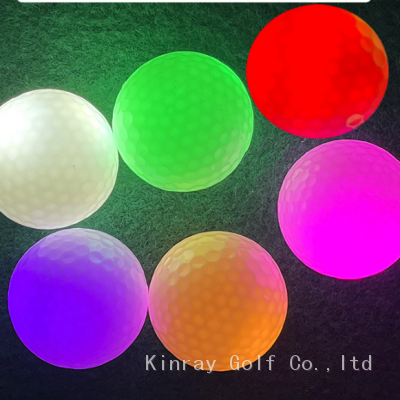 LED flash golf ball